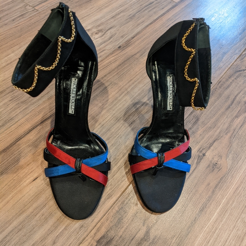 Hollywould Ankle Strap heels 7B